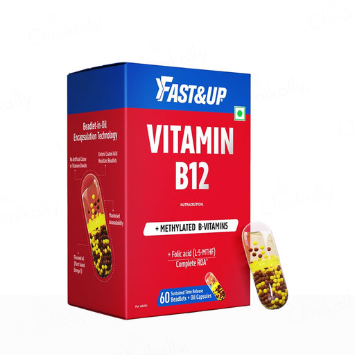 Fast&Up Methylated Vitamin B12 + B Complex Nutraceutical Capsule